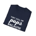 thumbnail image 4 of Funny Grandpa Partner Men Graphic Chalkboard Tshirt, 4 of 4