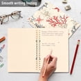 thumbnail image 4 of FORMRS 1-Subject Spiral Notebook 8" x 5" College Ruled 60 Refillable Sheet A5 Hard Cover, 2 Pack, Light Red Starfish, 4 of 7