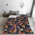 thumbnail image 5 of Sikiie Vintage Floral Ultra-Soft Micro flannel Blanket Luxury All Seasons Warm Blanket for Bedding Sofa and Travel (4 sizes)-40"x30", 5 of 7