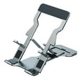 thumbnail image 2 of Aluminum Alloy Phone Holder High Strength Ultra-thin Foldable Desk Cell Phone Stand for Watching Video,Silver, 2 of 8