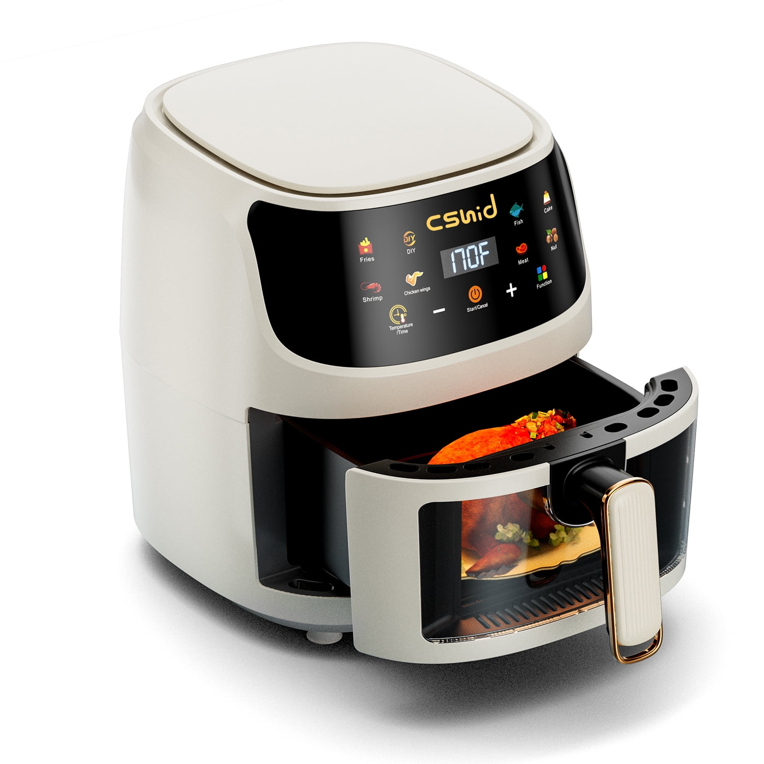 Air Fryer 5L Large Capacity Touch Screen Smart Fryers Household Multi