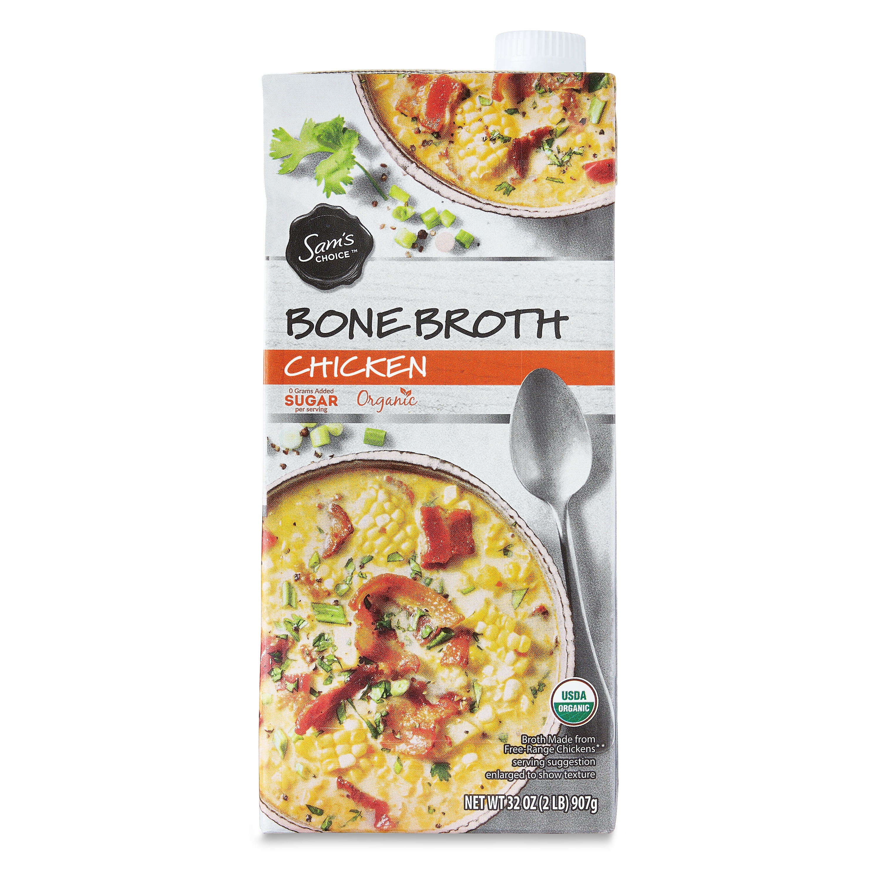 Sam's Choice Organic Chicken Bone Broth, 32 oz