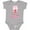AC-Heather Grey, variant on Grammy's Little Valentine Boys or Girls Baby Bodysuit