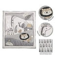Levtex Baby Tanzania Crib Set Baby Nursery Set Charcoal Cream Tan