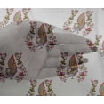 thumbnail image 4 of oneOone Viscose Chiffon Fabric Leaves|Floral & Peacock Block Print Sewing Fabric BTY 42 Inch Wide, 4 of 4