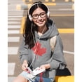 thumbnail image 4 of Canada Maple Leaf Hoodie Country Pride Hooded Vintage Sweatshirt, 4 of 9