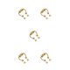 thumbnail image 1 of Qarigey 5 pares de anillos pequeños para la nariz que no perforan el tabique Segmento Tragus Faux Lodestone Joyas para el cuerpo Aro Type2 NO2, 1 of 6