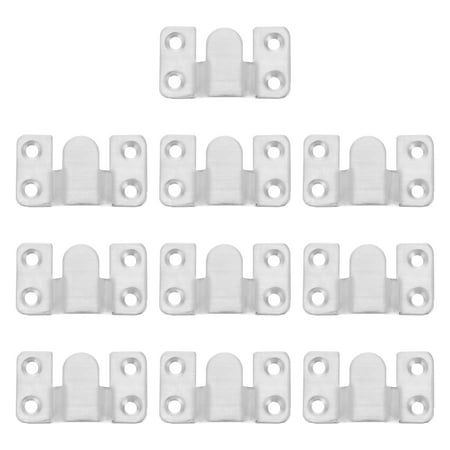 

Frcolor Metal Frame Brackets Photo Corner Bracket Decorative Mount Flush Clip Angle Joint Wall Brace Connector Furniture