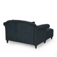 GDF Studio Hurford Contemporary Fabric Tufted Double Chaise Lounge with