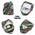 thumbnail image 5 of FORMRS Mini Backpack Purse for Women Travel Daypack Casual Shoulder Bag, Abstract Stripes, 5 of 7