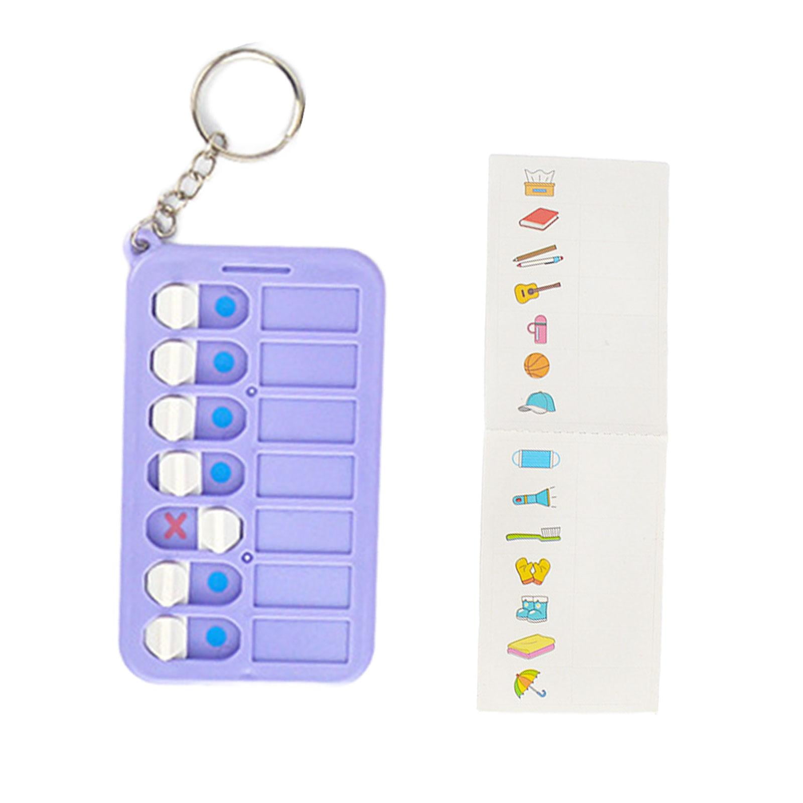 STARTIST Checklist Board Keychain Chore Chart Keychain for Purse