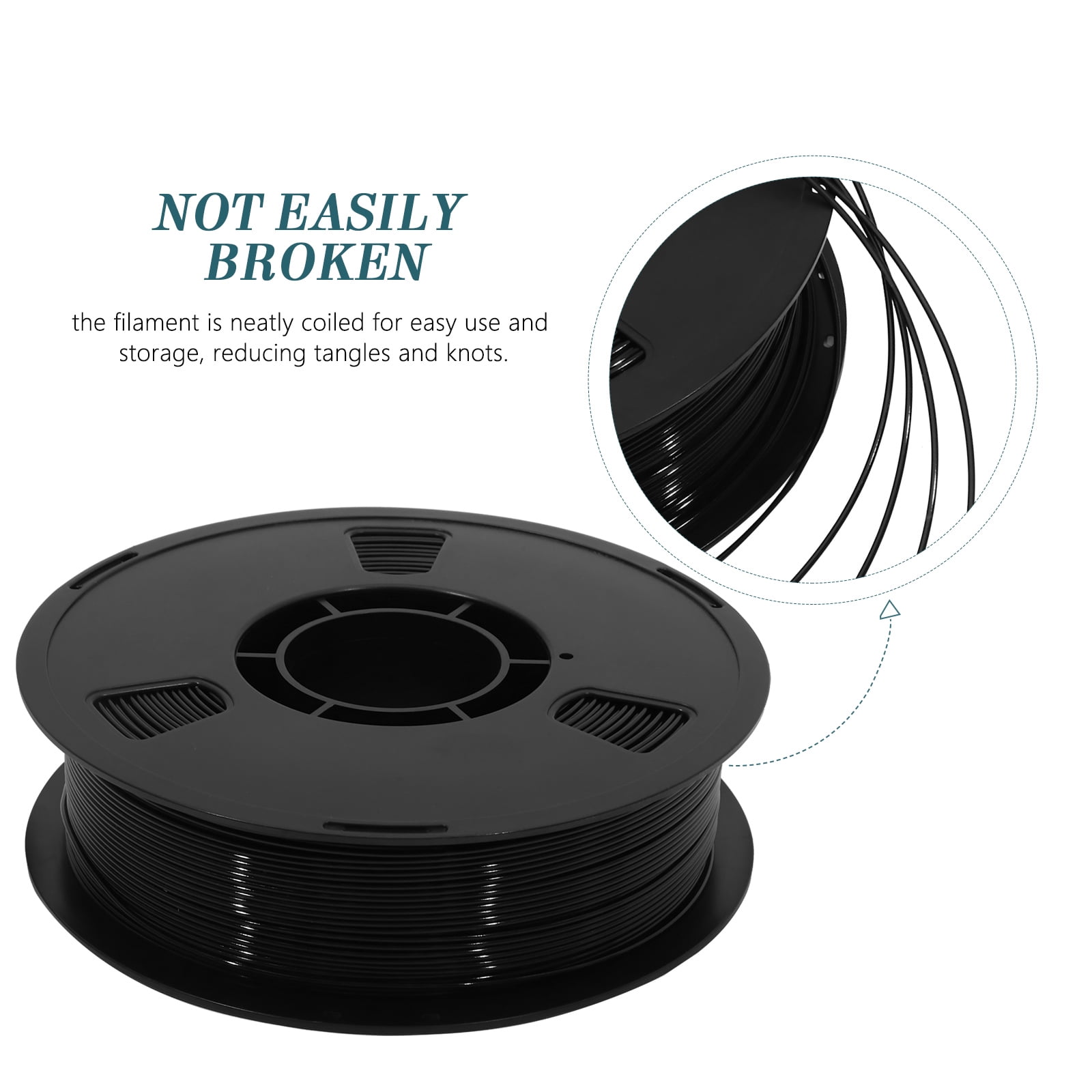 Raindrops 1 Roll Replacement 3d Printer PETG Tube 1.75mm 3d Printer Tubing Filament Accessory