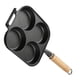 thumbnail image 3 of Sartén para Huevos, Olla para Freír Con 4 Orificios, Antiadherente, Conducto de Calor uniforme, Acero Profundizada inoxidable Con Cepillo de Aceite para Cocina Domémica, 3 of 6