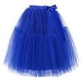 thumbnail image 3 of Tutu Skirts for Women Teens, Womens Teen Layered Tulle Tutu Skirt Prom Party Skirt Elastic Tulle Tutu Skirts Layered Tulle Petticoat Tutu Skirts Holiday Tutus for Women and Girls, 3 of 4