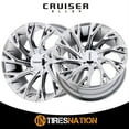 thumbnail image 2 of 22x9.5 Cruiser Alloy 925V Cutter Bright PVD Wheel 5x115/5x5.5 +15, 2 of 5