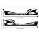 thumbnail image 4 of 2x Lateral De Tótem De Llama De Coche Decoración Personal Modificada Corporal Negro, 4 of 9