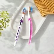 Equate Stain Removal Manual Toothbrushes, Medium, 2 Count