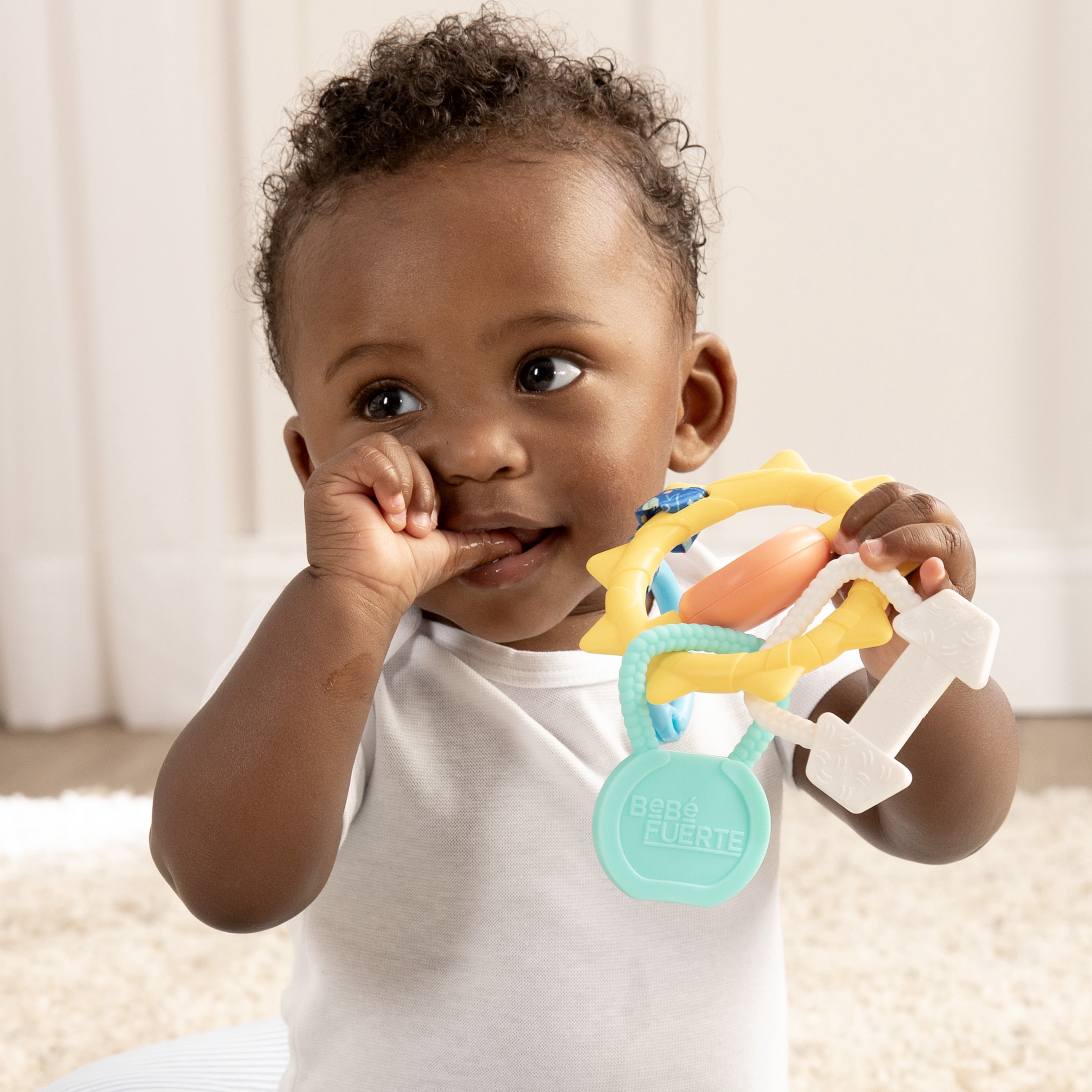 Bebe Fuerte Strong & Sunny Clip on Stroller Toy – Infant Toy for 0 Months+