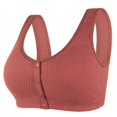 thumbnail image 1 of Birdeem Casual Sexy Front Button Shaping Cup Shoulder Strap Underwire Bra Plus Size Extra-Elastic Wirefree, 1 of 12