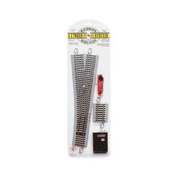 44565 #5 Switch LH N/S E-Z Track HO Multi-Colored