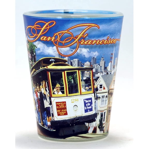 San Francisco California Photo Collage Shot Glass