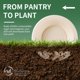 thumbnail image 3 of GPED Tazones de Papel de 12 Oz, Paquete de 125 Tazones Desechables Resistentes, Bagazo de Caña de Azúcar Biodegradable Compostable, Perfecto para Sopa, Ensalada, Postre, Palomitas de Maíz, Cereal y L, 3 of 7