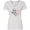 AA-White, variant on Inktastic Texas Home is Where the Heart is with Watercolor Floral Women's V-Neck T-Shirt