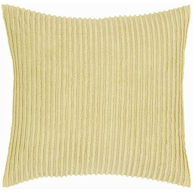Better Trends SHASP2626YE Jullian Collection Super Soft & Light Weight Bold Stripes Euro Sham, Yellow