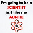 thumbnail image 2 of CafePress - Scientist Like My Auntie Body Suit - Long Sleeve Cotton Baby Bodysuit, 2 of 4