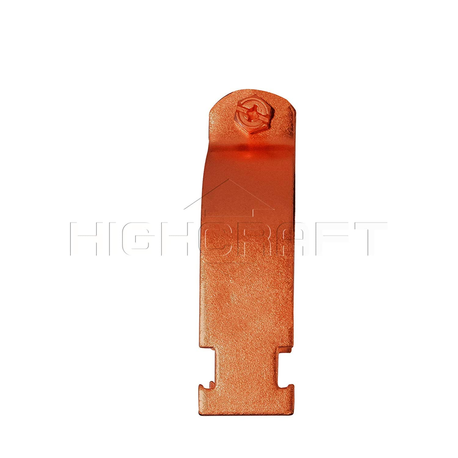 Highcraft 2-1/2 in. Copper Epoxy Coated Steel Strut Clamp (5-Pack)