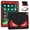 Black+Red, variant on Case for iPad 6th Generation 2018 / 5th Gen 2017 / iPad Air 2 / Pro 9.7-inch Multiple Protection Shockproof Contrast Color Cover With Stand and Pen Holder
