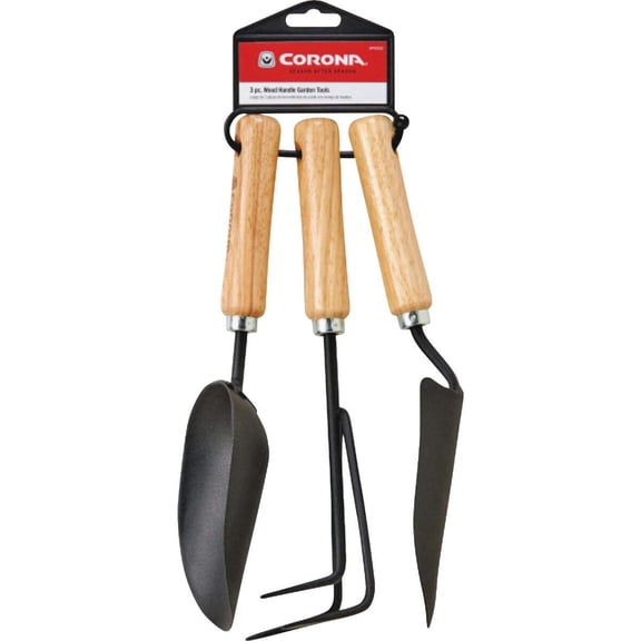 Corona Wood Handle Garden Tool Set (3-Piece) SP10002