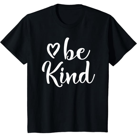 Inspirational, Be Kind T-Shirt. Kindness Tee T-ShirtMen and women, White Black T-shirt, size: Extra large S-4XL