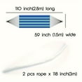 thumbnail image 6 of Mapskey Hammocks Portable Camping 700lb Comfortable Fabric with Two Anti Roll Balance Beam and Sturdy Tree Straps, 6 of 6