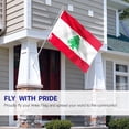 thumbnail image 2 of ANLEY Fly Breeze Drapeau du Liban 3 X 5 Pieds - Drapeaux de la République Libanaise en Polyester, 2 of 6