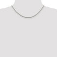 thumbnail image 4 of Auriga Fine Jewelry 925 Sterling Silver 2 mm Corona Chain Necklace for Women 16", 4 of 5
