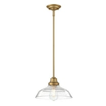 Westinghouse Lighting Iron Hill One-Light Indoor Pendant - 1-Light Brushed Brass