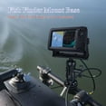 thumbnail image 2 of czcpp-Fish Finder Mount Base, Universal 360° Rotation Ball-Mount Bracket, Nylon & Stainless Steel Electronic Holder for Marine Boat Kayak Pontoon Canoe Helix Garmin, 4*Srews, 4*Nuts, 2 of 4
