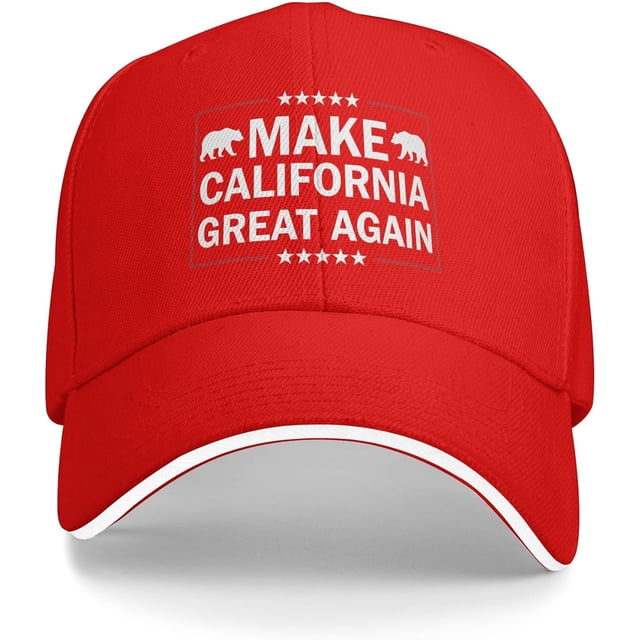 Make Ca Great Again Golf Hats California Stong Baseball Cap Classic Adjustable Workout Dad Caps