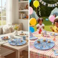 thumbnail image 4 of Set Infantil Melamina Bluey 6 Platos Pizza 22 cm, 4 of 7