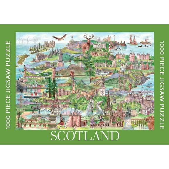 Scotland: 1000 Piece Jigsaw, (Hardcover)