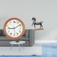 thumbnail image 2 of Reloj melódico para decoración de pared, reloj con canto de pájaros y escultura de caballo para decorar habitaciones y estanterías del hogar., 2 of 8