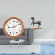 thumbnail image 2 of Reloj de pared,Reloj de pared con pájaro cantor Relojes de pared con pájaros,Relojes de pájaros con sonido Reloj decorativo que canta,Figura de caballo,Figura de caballo Escultura animal, 2 of 8