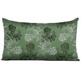 thumbnail image 1 of Vargottam Luxury, Printed Mint Green CushionCoversDecorative PillowCoversLumbarThrow Pillowcase -20x12Inches, 1 of 6