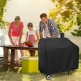 thumbnail image 6 of Charcoal Grills Cover for CC1830 30 Barrel Charcoal Grill, Waterproof Outdoor BBQ Grill Cover Barbeque Grill Cover(Black), 6 of 7