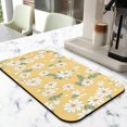 thumbnail image 2 of 2 Pack Washable Rubber Daisy Cute Floral Dish Drying Mats for Kitchen Counter Home Large Coffee Bar Pad Accessories and Decor for Utensils Stemware (2pcs 18''x24''+19.5''x12''), 2 of 6