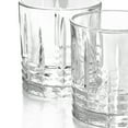 thumbnail image 3 of Martha Stewart Everyday Calista 4 Piece 11.5 Ounce Double Old Fashioned Glassware Set in Clear, 3 of 4