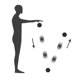 thumbnail image 1 of Pelota de masaje de pies, pelota de masaje, pelota de masaje de fascia de yoga, pelota de yoga, tecnología de vanguardia, 1 of 5