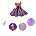 thumbnail image 3 of NinXxx LED Lights Pumpkin Tutu Dress Halloween Party Performance Outfit Multicolour 3-4 Years, 3 of 6