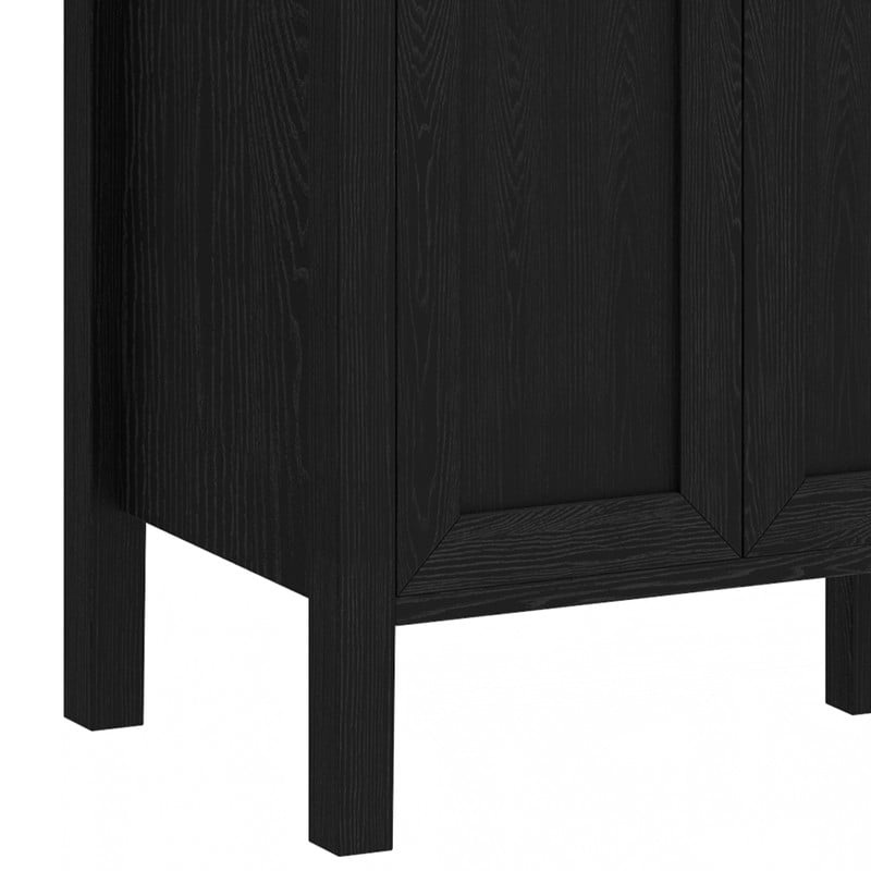 Uforic 36'' Modern Bathroom Vanity with Sink Combo, Freestanding Bathroom Storage Cabinet with Drawers & Doors, Black